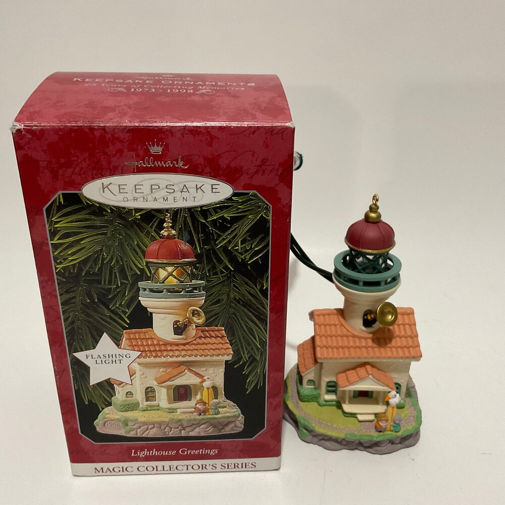 1998 Lighthouse Greetings #2 Hallmark Keepsake Magic Collector’s Series Ornament